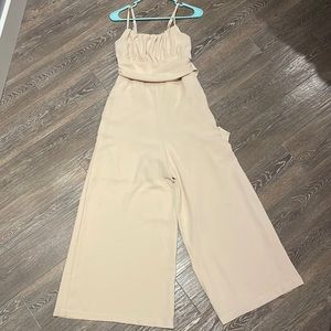 Small onesie dressy cream